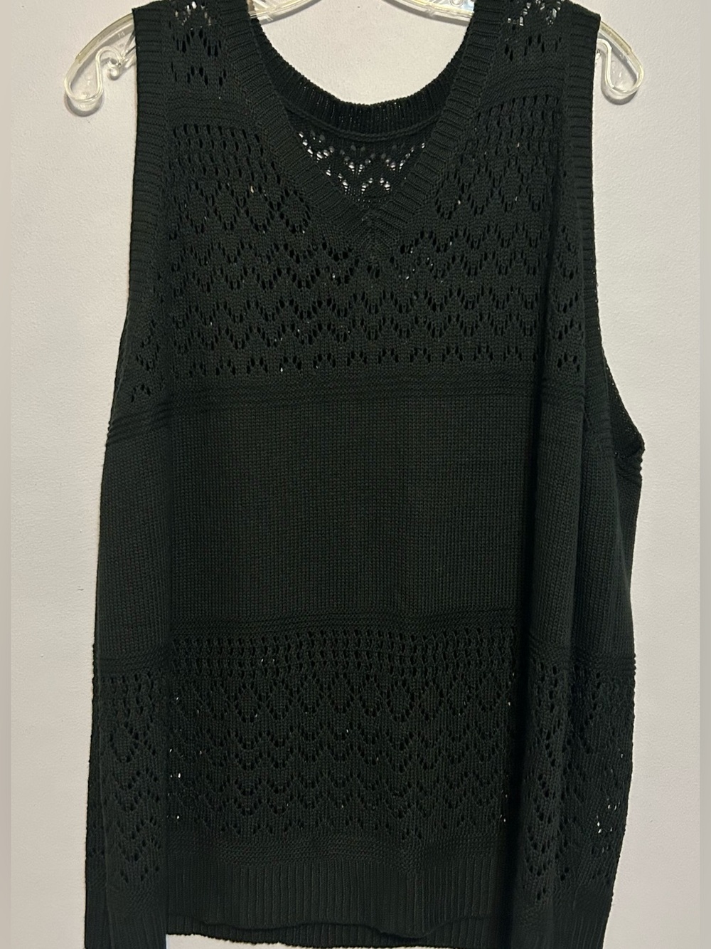 Black Knit Sleeveless top